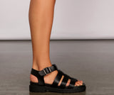 Trendy Vibes Lug Sole Sandals