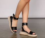 Let's Getaway Espadrille Platform Sandals