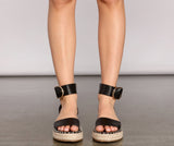 Let's Getaway Espadrille Platform Sandals