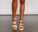 The Everday Espadrille Platform Wedges