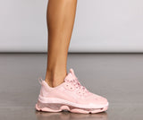 In The Clear Two Tone Chunky Sneakers