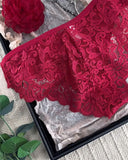 Christmas Lace Patchwork Seamless Sexy Underwear