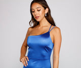 Aleena Satin Midi Dress