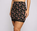 All Around Me Ditsy Floral Mini Skirt