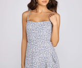 All My Love Ditsy Floral Mini Dress