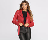 Biker Chic Crop Jacket