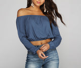 Billow Talk Crop Top