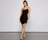 Bold Bombshell Sleeveless Mini Dress