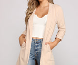 Boss Babe Crepe Longline Blazer