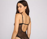 Chic And Sultry Lace Mesh Teddy