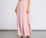 Classic Cutie Chiffon Maxi Skirt