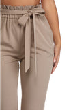 Classic Paper Bag Tie Waist Pants