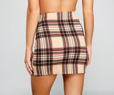 Classic Vibes Plaid Mini Skirt