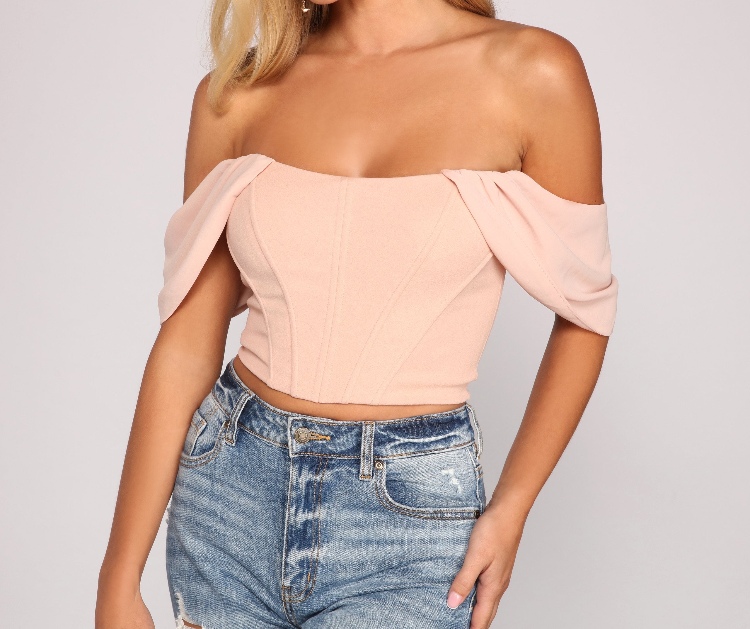 Classy Chic Off-The-Shoulder Corset