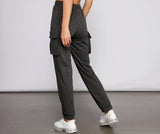 Cozy Cargo Jogger Sweatpants