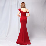 Delana Elegant Formal One Shoulder Dress