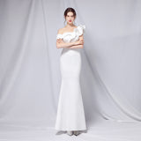 Delana Elegant Formal One Shoulder Dress