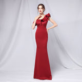 Delana Elegant Formal One Shoulder Dress