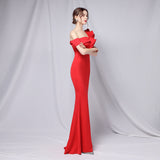 Delana Elegant Formal One Shoulder Dress