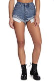 Distressed With Style Jean Shorts