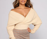 Doll It Up Open Back Ribbed Sweater