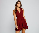 Effortless Beauty Chiffon Skater Dress