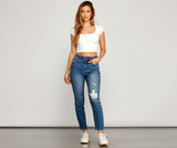 Effortless Style Casual Crop Top