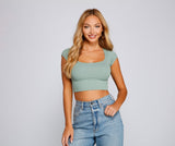 Lässiges Crop-Top im mühelosen Stil