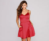 Emme Satin Party Dress