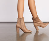 Everyday Slay Block Heel Booties