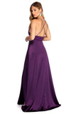 Evie Formal Sleeveless Satin Dress