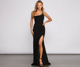 Fiona Formal One Shoulder High Slit Dress