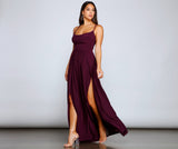 Fleur Formal Double High Slit Dress