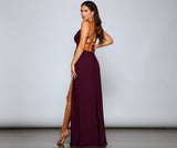 Fleur Formal Double High Slit Dress