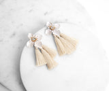 Floral Beauty Tassel Earrings