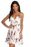 Floral Bloom Lace Skater Dress