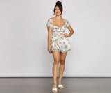 Floral Days Chiffon Romper