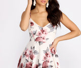 Floral Dreams Skater Lace Dress