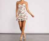 Floral Feels Ruffle Mini Dress