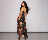 Flowy In Floral Maxi Dress