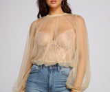 Forever Chic Sheer Woven Top