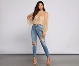 Forever Chic Sheer Woven Top