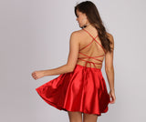 Frida Satin Party Dress