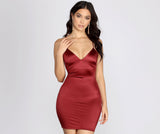 Fuego Satin Mini Dress