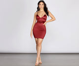 Fuego Satin Mini Dress