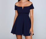 Fun And Flirty Flared Skater Dress