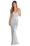 Gabriela Formal Sequin Glam Dress