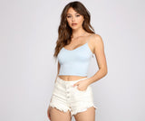 Girl Next Door Cropped Tank