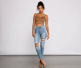 Girl Next Door Cropped Tank