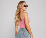 Girl Next Door Cropped Tank